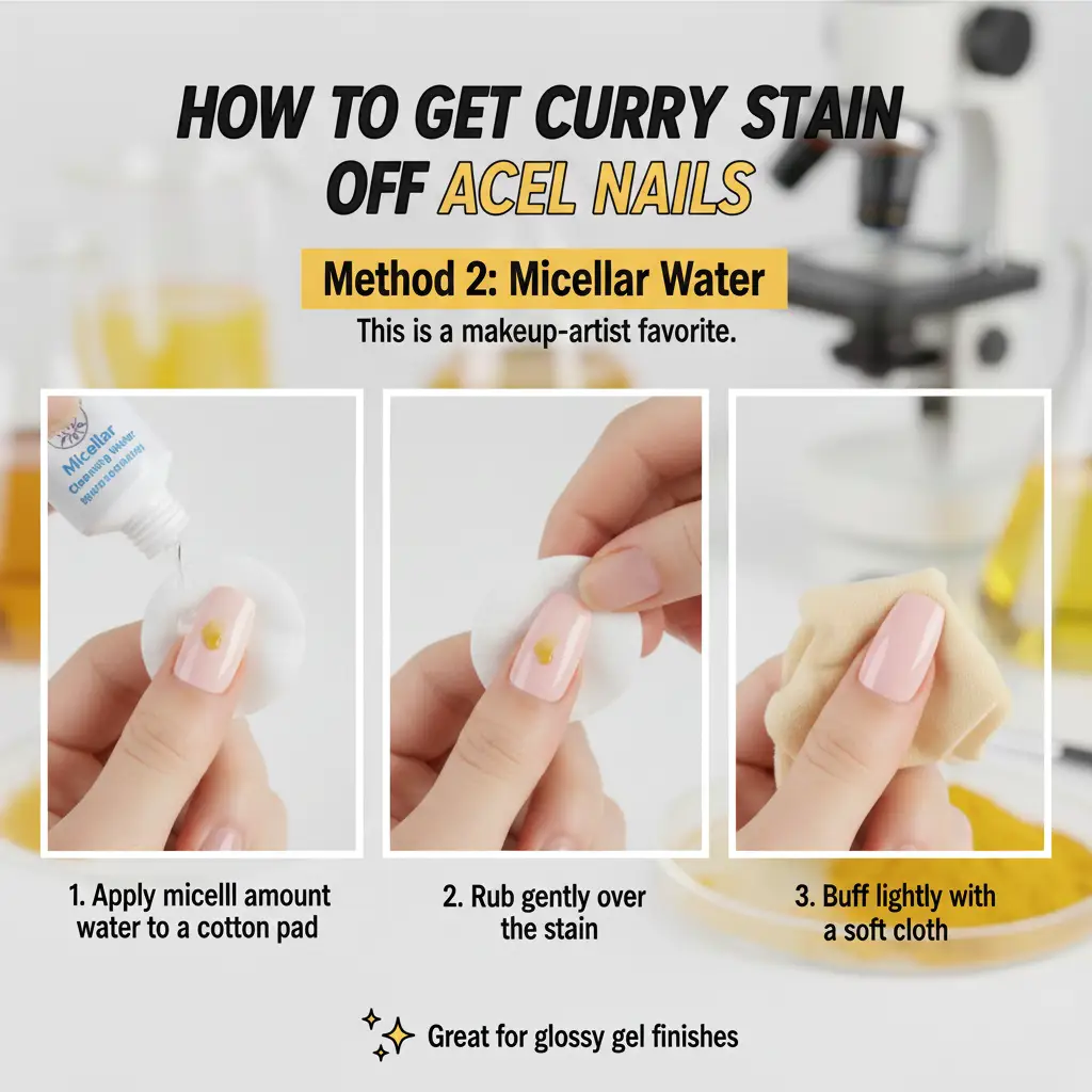 How to Get Curry Stain Off Gel Nails-method -2