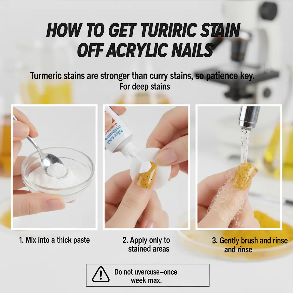 How to Get Turmeric Stain Off Acrylic Nails method-1