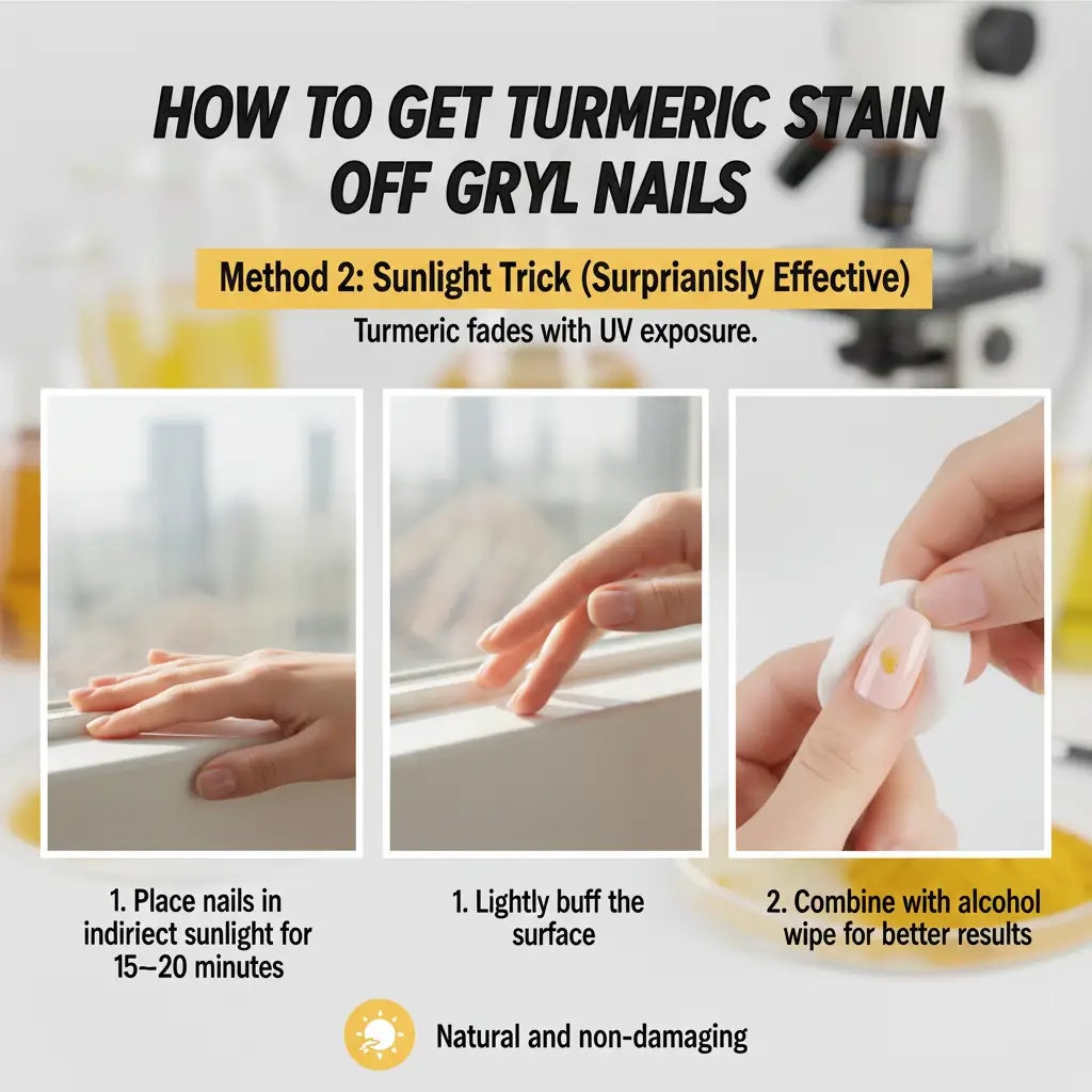 How to Get Turmeric Stain Off Gel Nails method-2
