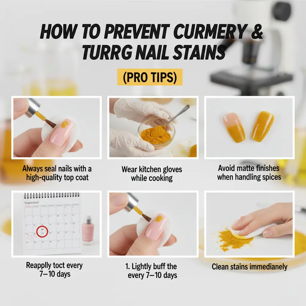How to Prevent Curry & Turmeric Nail Stains (Pro Tips)