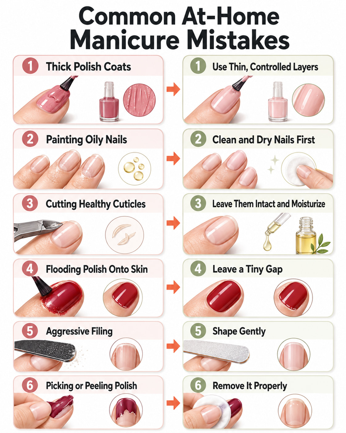 How to Do Your Own Nails at Home: Step-by-Step Manicure Guide 4 Common At-Home Manicure Mistakes