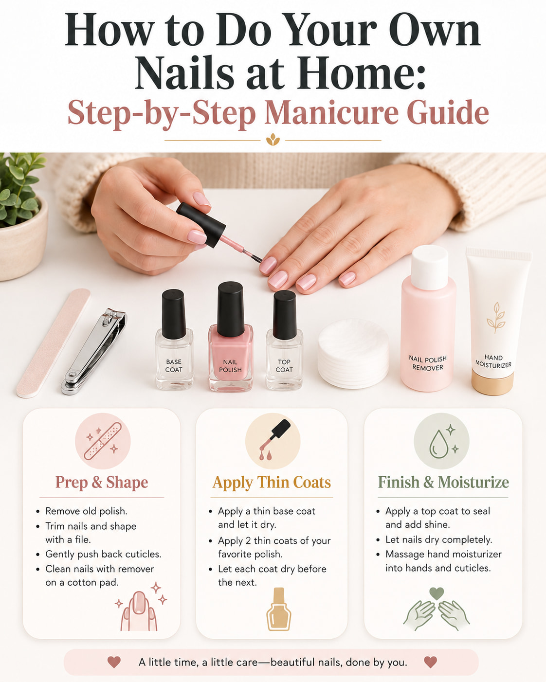 Home 5 How to Do Your Own Nails at Home Step by Step Manicure Guide