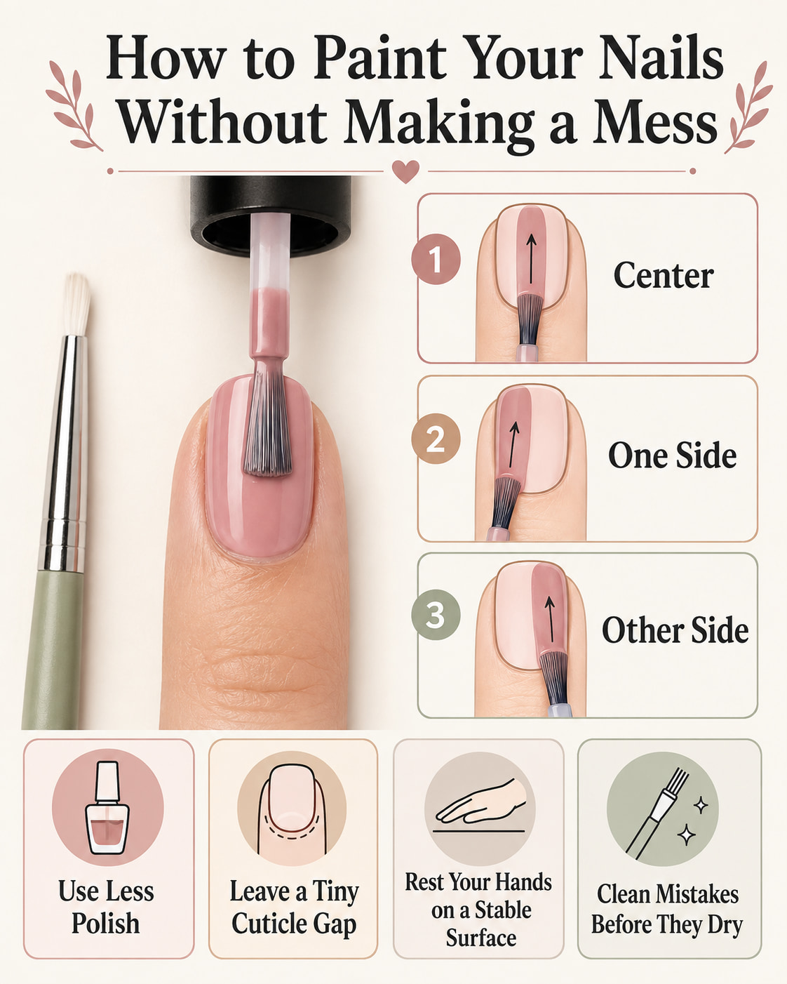 How to Do Your Own Nails at Home: Step-by-Step Manicure Guide 3 How to Paint Your Nails Without Making a Mess