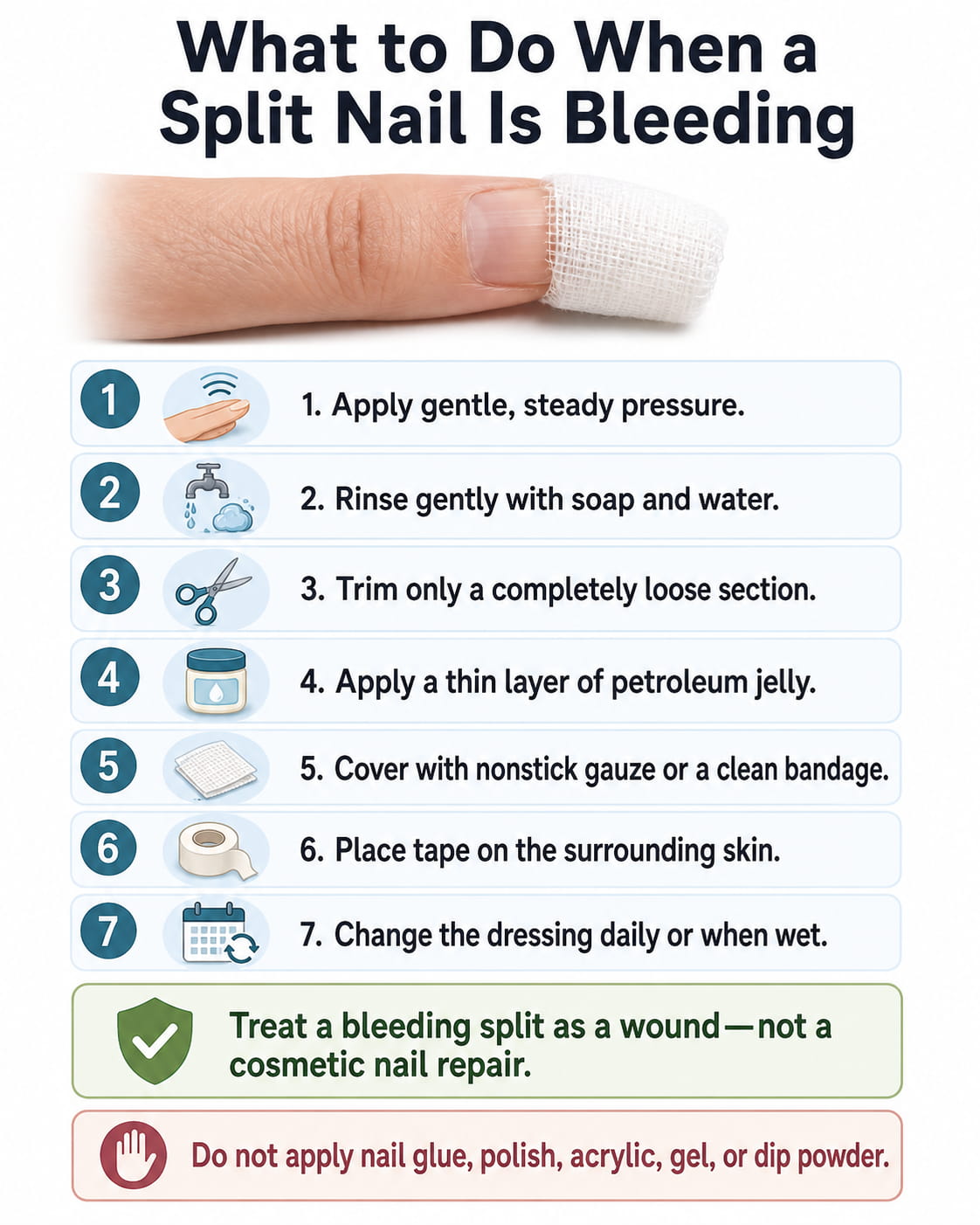 What to Do When a Split Nail Is Bleeding