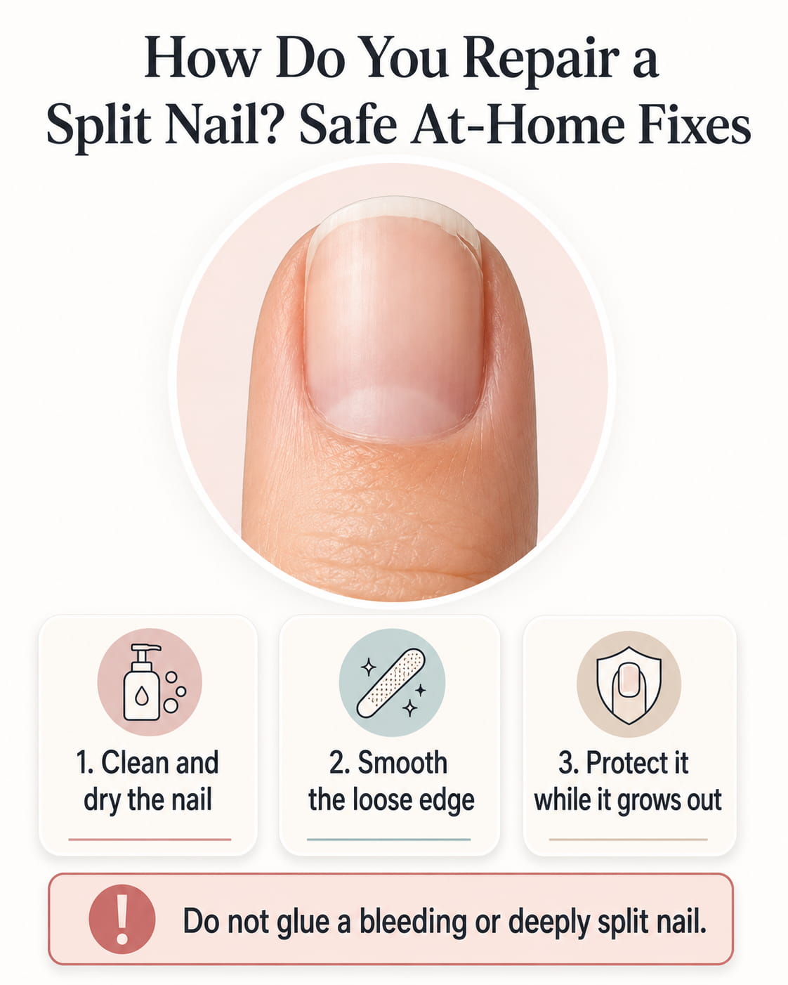 How Do You Repair a Split Nail? Safe At-Home Fixes